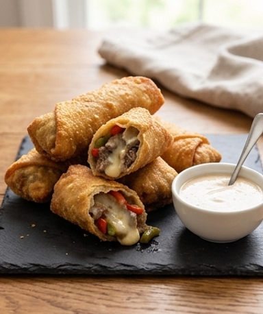 egg-rolls-philly-cheesesteak-croustillants-fondant-cover egg-rolls-philly-cheesesteak-croustillants-fondant cover