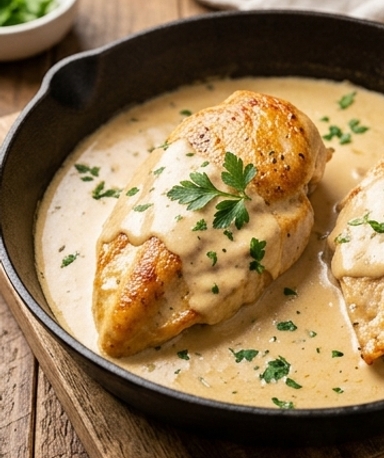 supreme-de-poulet-sauce-cremeuse-le-comfort-food-q-cover supreme-de-poulet-sauce-cremeuse-le-comfort-food-q cover