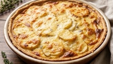 Torta di Patate e Formaggio Fondente