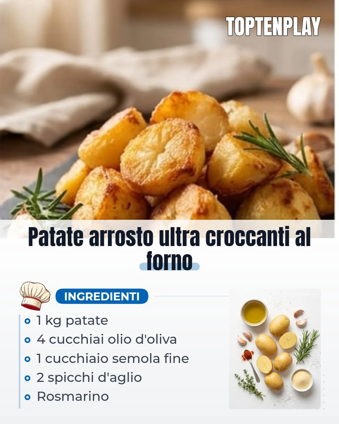 Patate arrosto ultra croccanti al forno