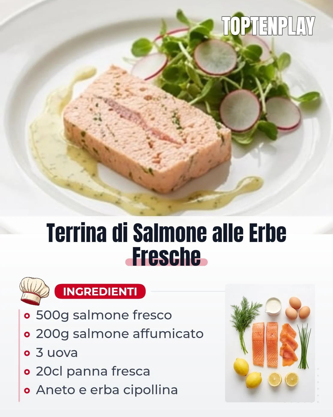 Terrina di Salmone alle Erbe Fresche